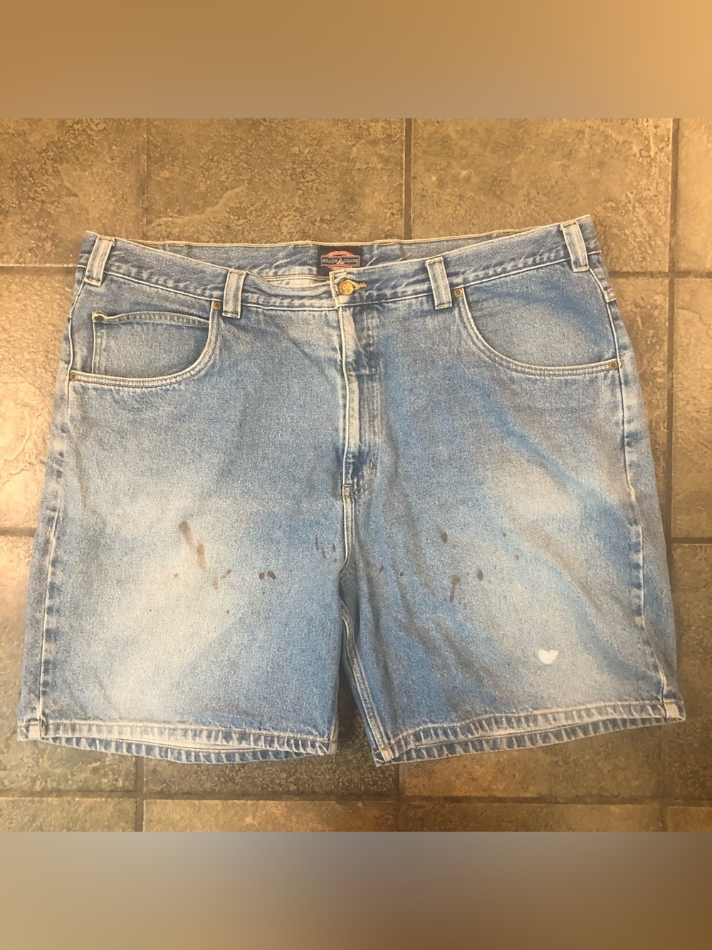 Vintage 90s Grade A Jeans Short Size 48 Baggy Skater